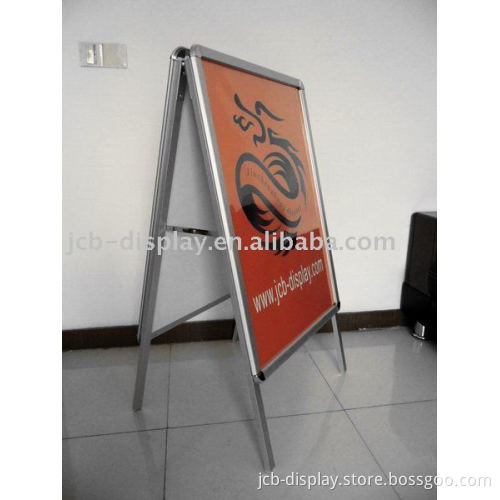 aluminum silver pavement sign poster board